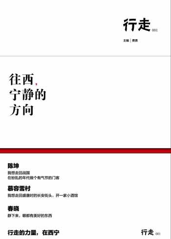 陳坤首次擔(dān)當(dāng)出品人的《往西，寧?kù)o的方向》