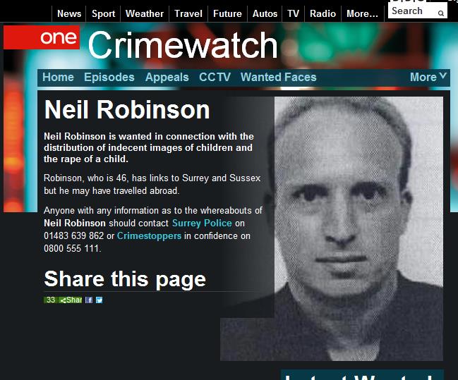 據(jù)英國(guó)廣播公司（BBC）網(wǎng)站消息，英國(guó)警方正在通緝一名涉嫌傳播淫穢兒童照片和性侵兒童的逃犯，有跡象顯示，他有可能潛伏在中國(guó)北京的國(guó)際學(xué)校當(dāng)老師。