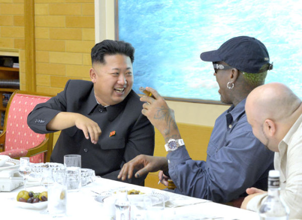 近日，朝鮮最高領(lǐng)導人金正恩已在平壤再次會見并宴請了正在朝鮮訪問的前美國全國籃球協(xié)會(NBA)球星羅德
