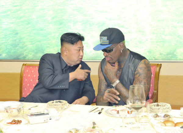 近日，朝鮮最高領(lǐng)導人金正恩已在平壤再次會見并宴請了正在朝鮮訪問的前美國全國籃球協(xié)會(NBA)球星羅德