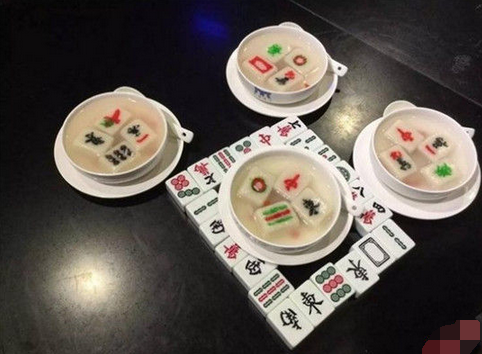 來碗清一色！火鍋店推出創(chuàng)意麻將湯圓