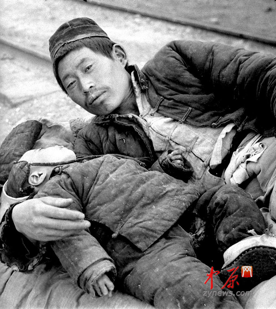 饑荒受災(zāi)者，父與子
