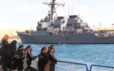 美國海軍“馬漢”號驅(qū)逐艦（資料圖片）。圖/CFP