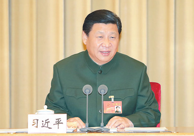 中央軍委改革工作會議11月24日至26日在京舉行。中共中央總書記、國家主席、中央軍委主席、中央軍委深化國防和軍隊改革領(lǐng)導(dǎo)小組組長習(xí)近平出席會議并發(fā)表重要講話。 新華社記者 李剛攝