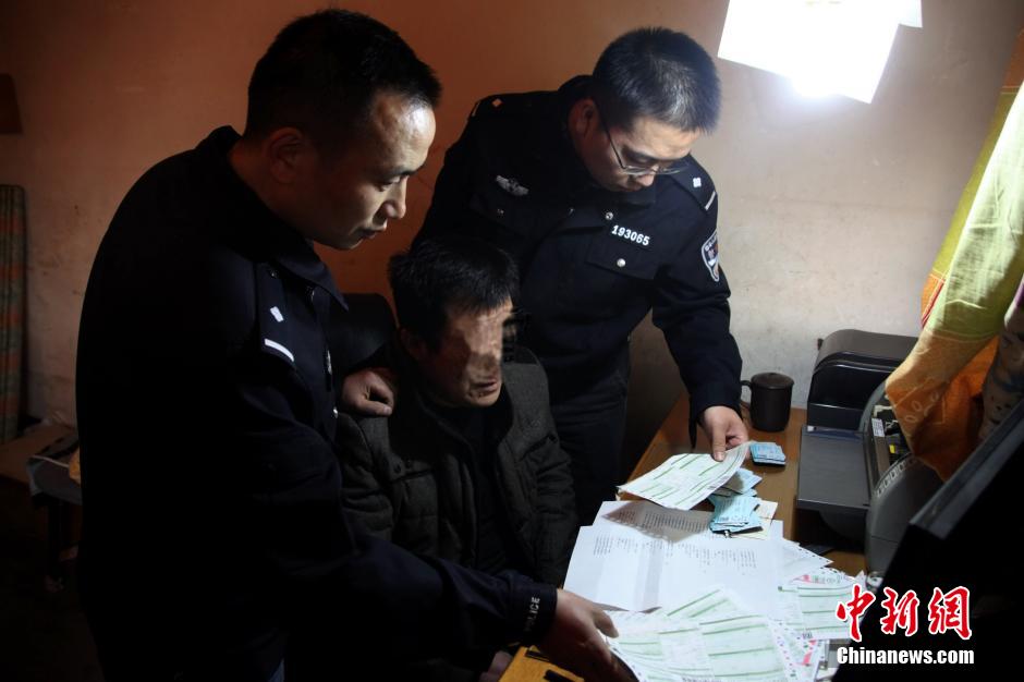 圖為抓獲犯罪嫌疑人（資料圖片）。