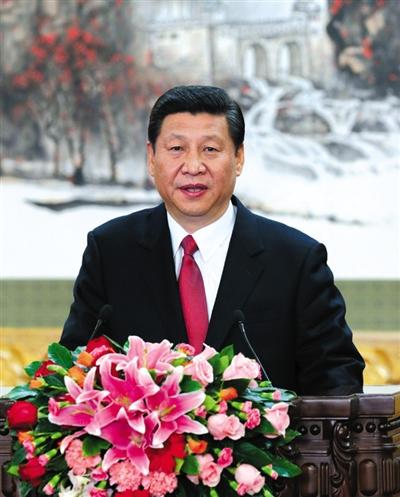 2012年11月15日，習近平在十八屆中央政治局常委同記者見面會上