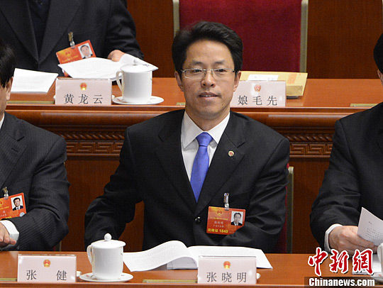 資料圖：香港中聯(lián)辦主任張曉明。中新社發(fā) 廖攀 攝