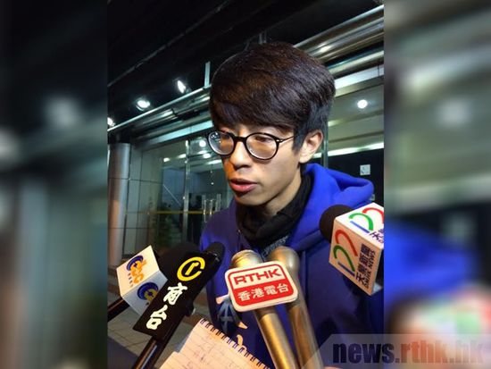 黃臺仰因設想參與旺角暴亂被香港警方拘捕，被指涉嫌參與旺角暴動。