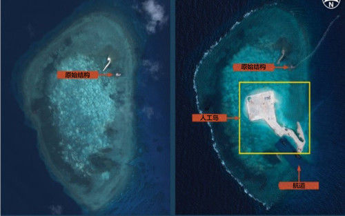 日媒：美國(guó)無力應(yīng)對(duì)北京南海造陸 中國(guó)試探成功