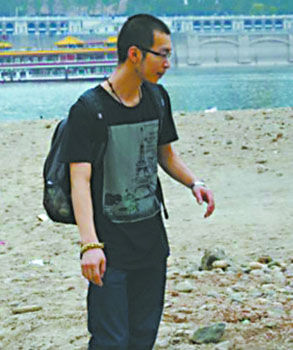喜歡考古的小楊。受訪者供圖